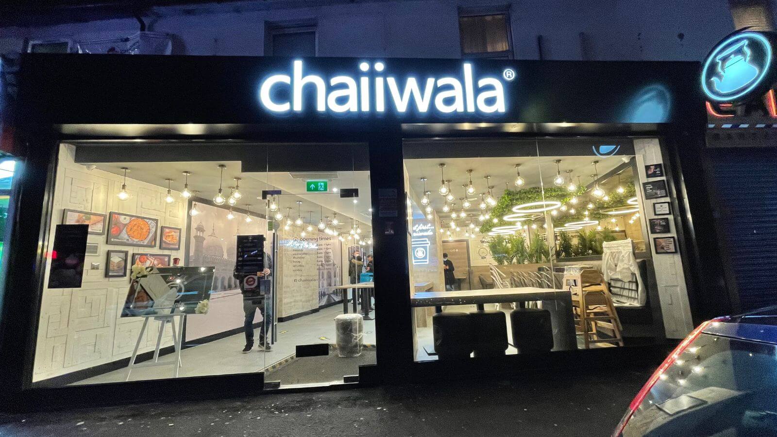 Redwood Shopfront engineers installing a toughened glass shopfront in London