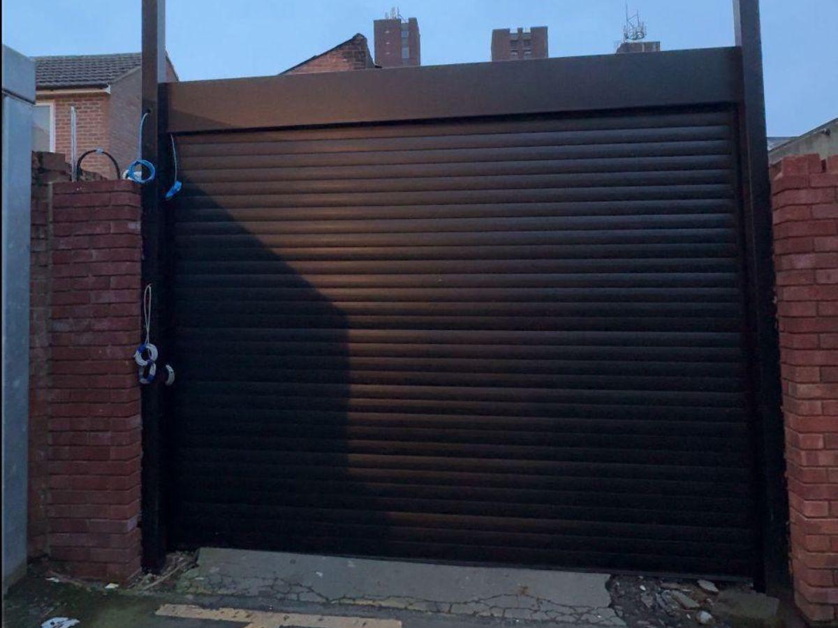 Custom colour roller shutters london