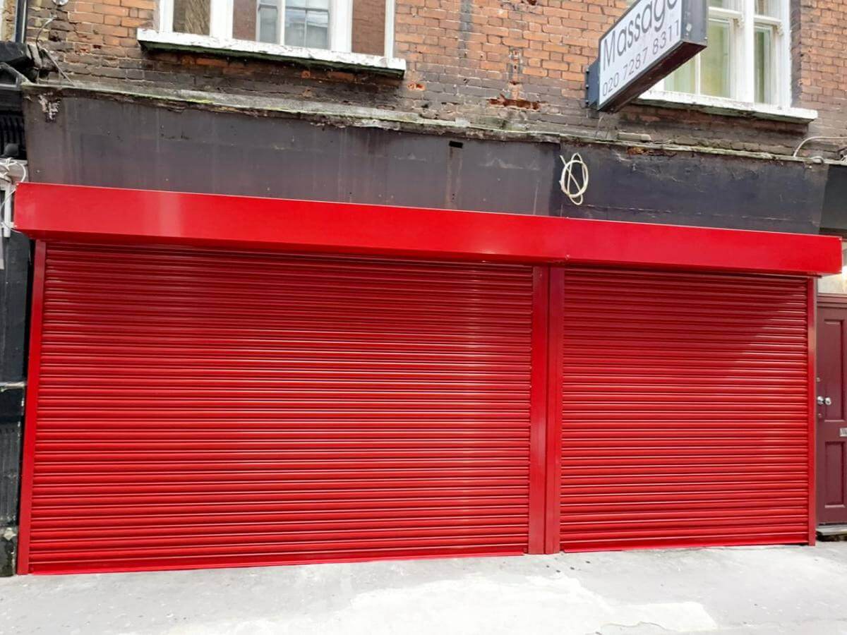 Perforated roller shutters london
