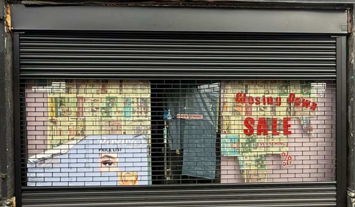 High-Security Perforated Roller Shutter at 194 Uxbridge Rd, London